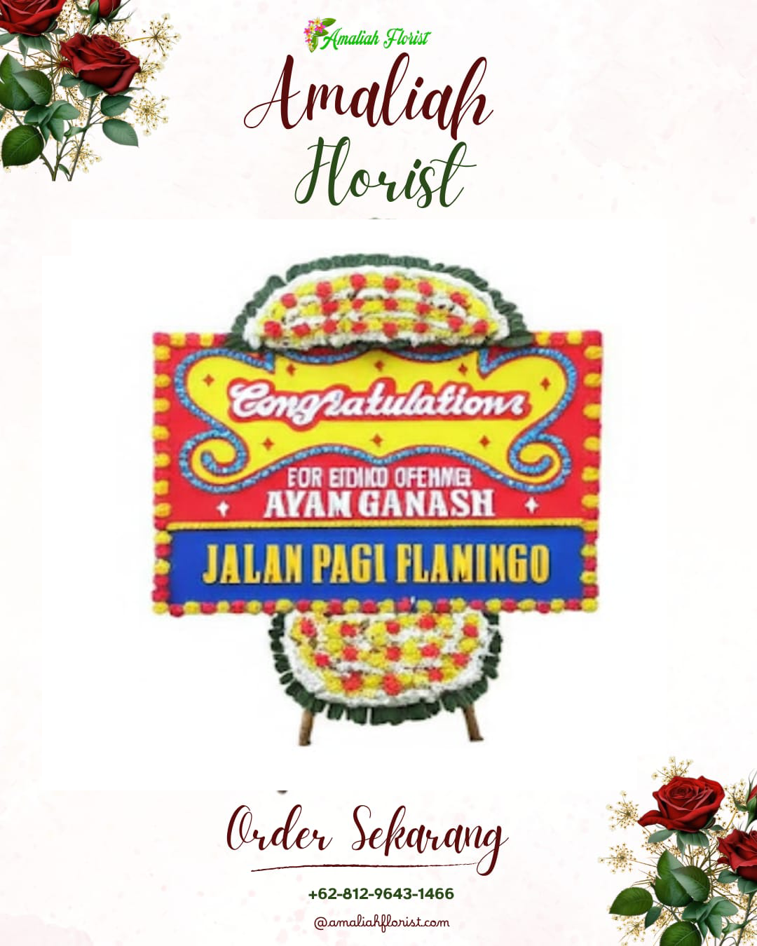 Sewa Papan Bunga Jenangan